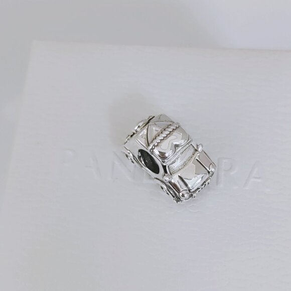 Pandora Electric Car Charm Dangle S925 Sterling Silver Bracelet Pendant Gift - Picture 3 of 10